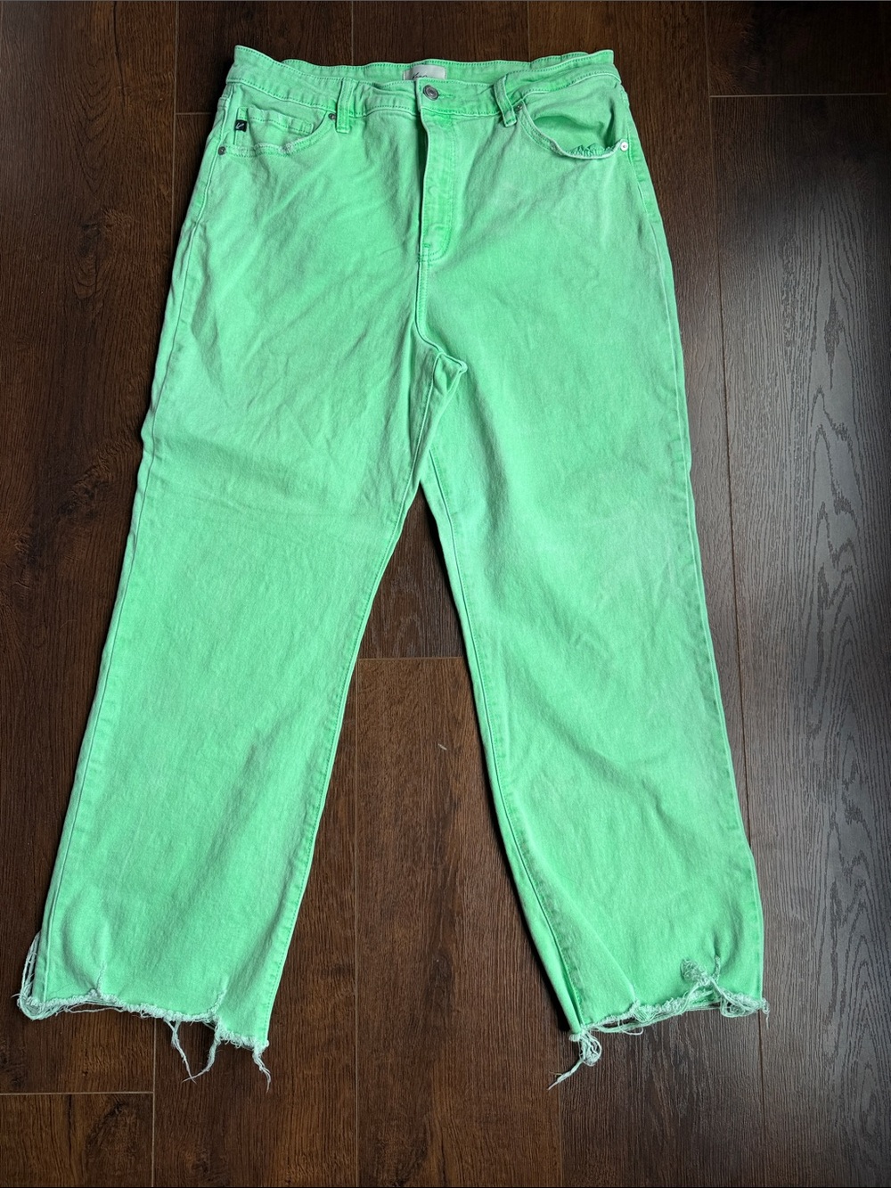 KanCan Bright Mint Straight Leg Jeans